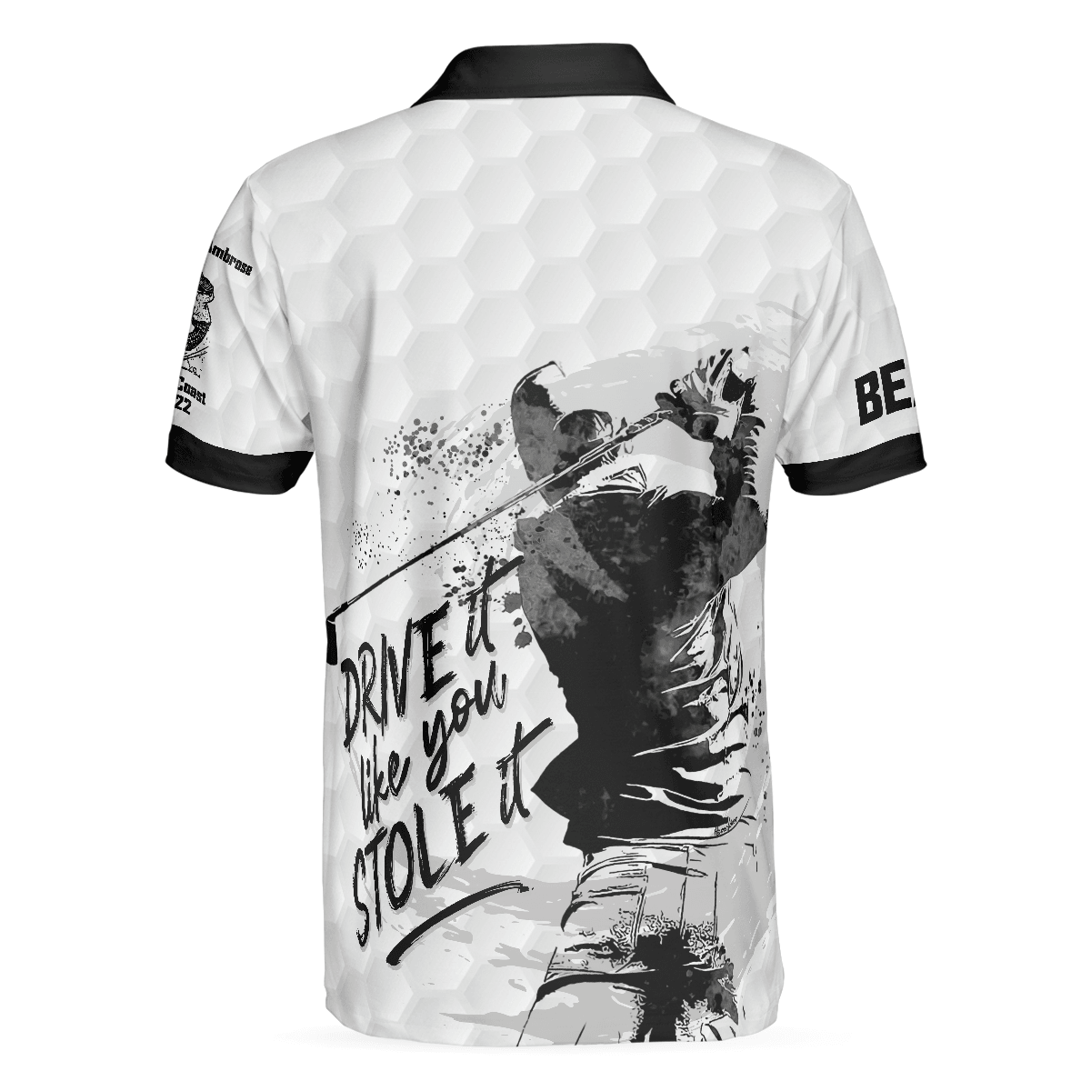 Men Golf Polo Shirt - Golf Men Polo Shirt, 5 Five & V Drive It Like You Stole It Men Golf Polo Shirt - Perfect Polo Shirt For Men, Golfers - Amzanimalsgift