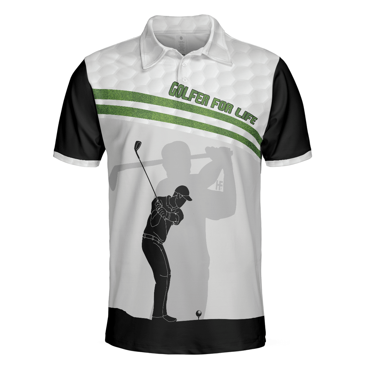 Men Golf Polo Shirt - Golfer For Life Golf Men Polo Shirt, Golf Swing Shirt For Male Golfers, Best Golf Shirt For Hot Weather, Best Gift For Golfers - Amzanimalsgift