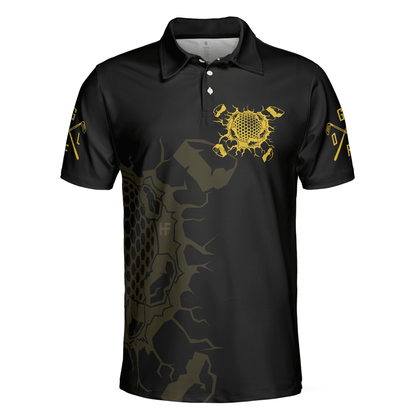 Men Golf Polo Shirt - Golfing Is My Superpower Golf Men Polo Shirt, Black Golf Club Shirt For Male Players, Cool Golf Gift For Men, Best Gift For Golfers - Amzanimalsgift