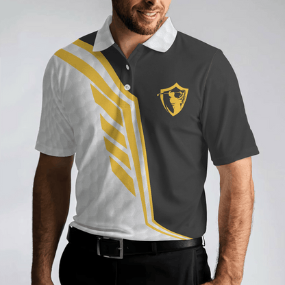 Men Golf Polo Shirt - I Ain't Perfect But I Can Still Play Golf Polo Shirt, Black And White Golfing Shirt For Men, Best Gift For Men - Amzanimalsgift