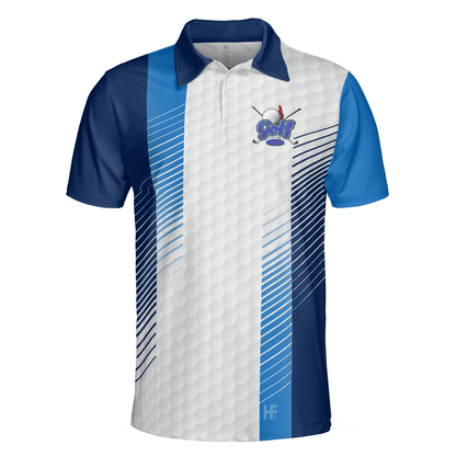 Men Golf Polo Shirt - I'd Tap That Elegant Blue Color Golf Polo Shirt, Blue Golfing Polo Shirt, Best Golf Shirt For Men - Amzanimalsgift