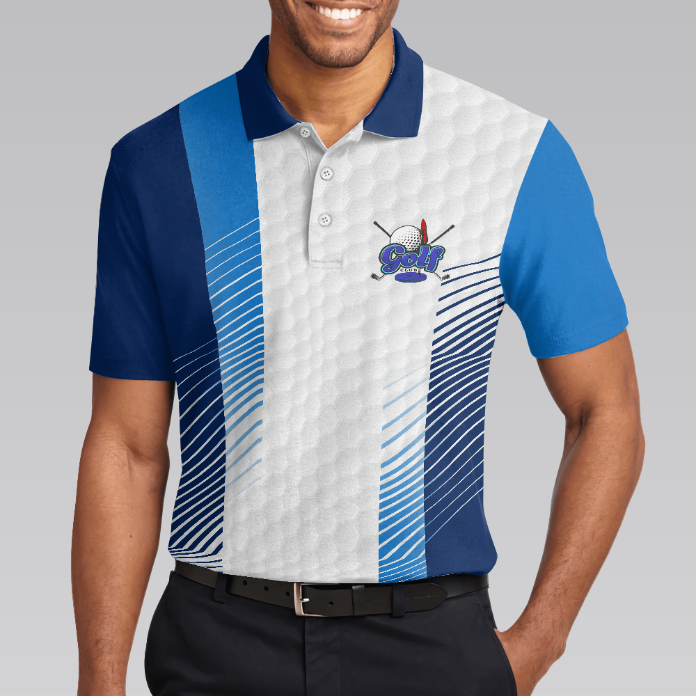 Men Golf Polo Shirt - I'd Tap That Elegant Blue Color Golf Polo Shirt, Blue Golfing Polo Shirt, Best Golf Shirt For Men - Amzanimalsgift