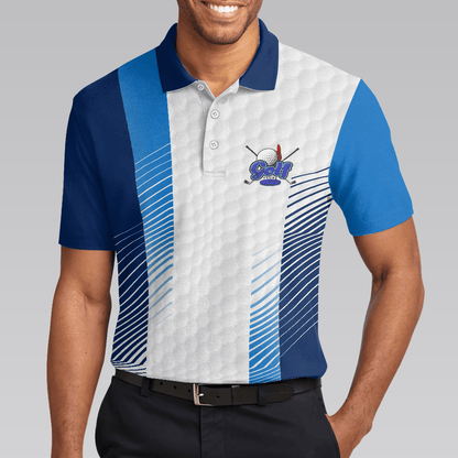Men Golf Polo Shirt - I'd Tap That Elegant Blue Color Golf Polo Shirt, Blue Golfing Polo Shirt, Best Golf Shirt For Men - Amzanimalsgift