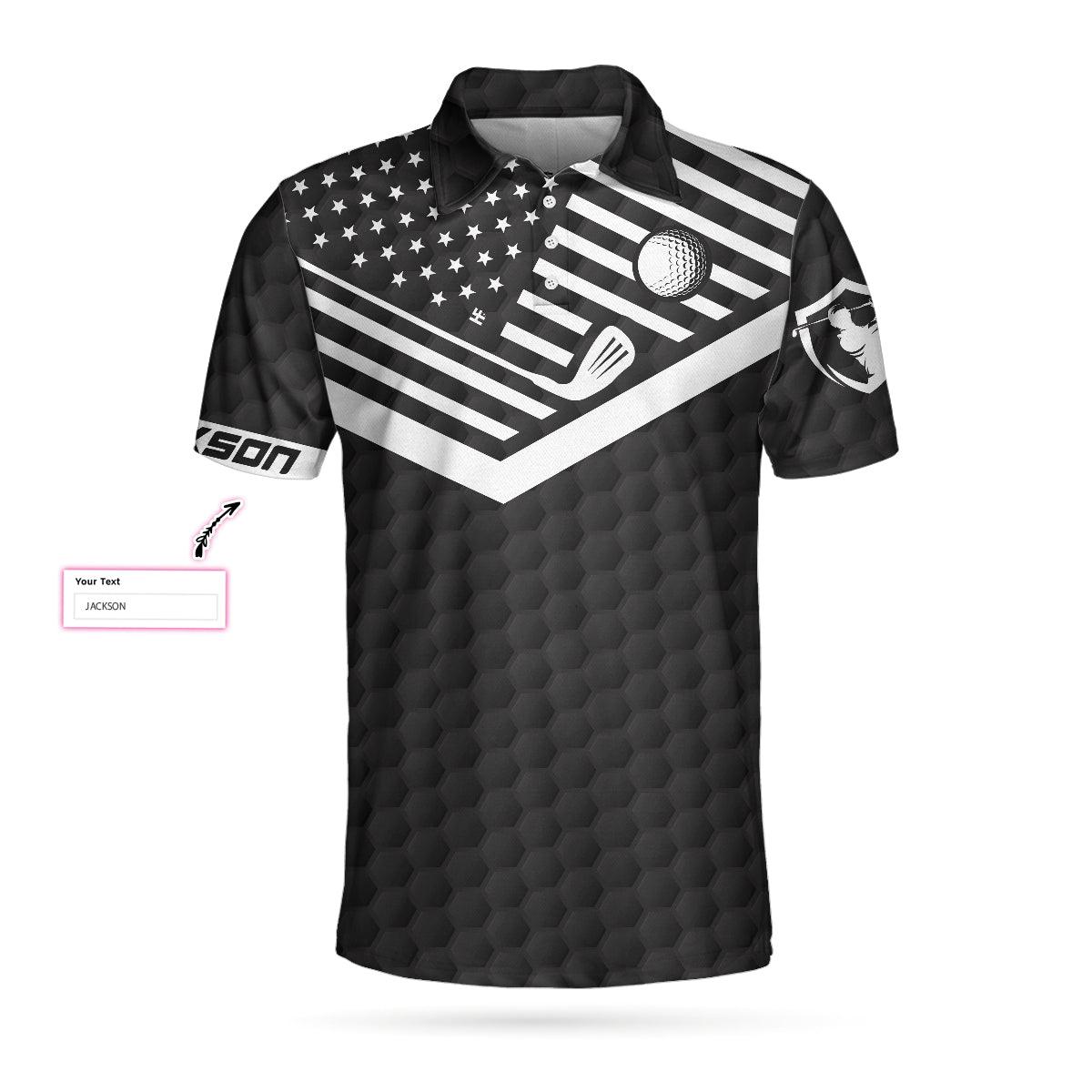Men Golf Polo Shirt - I Don't Always Play Golf Custom Polo Shirt, Personalized Golf American Flag Polo Shirt, Cool Golf Shirt For Men, Golf Lover - Amzanimalsgift