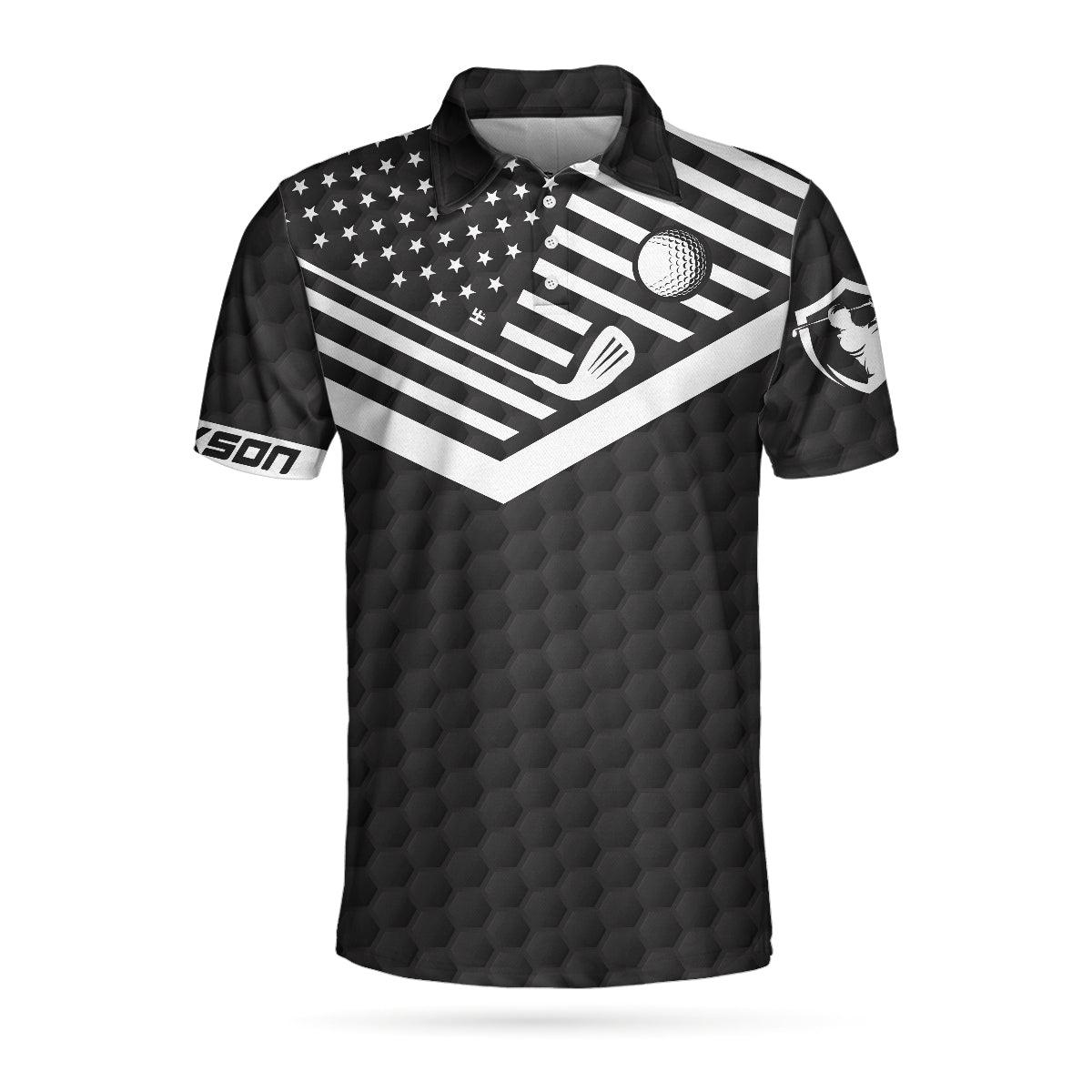 Men Golf Polo Shirt - I Don't Always Play Golf Custom Polo Shirt, Personalized Golf American Flag Polo Shirt, Cool Golf Shirt For Men, Golf Lover - Amzanimalsgift