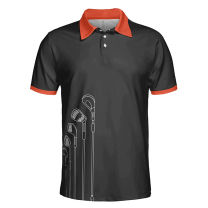 Men Golf Polo Shirt - Life Is Full Of Important Choices Golf Clubs Polo Shirt, Black Golfing Men Golf Polo Shirt - Perfect Polo Shirt For Men, Golfers - Amzanimalsgift