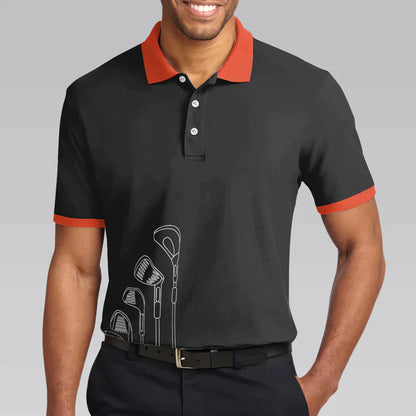 Men Golf Polo Shirt - Life Is Full Of Important Choices Golf Clubs Polo Shirt, Black Golfing Men Golf Polo Shirt - Perfect Polo Shirt For Men, Golfers - Amzanimalsgift