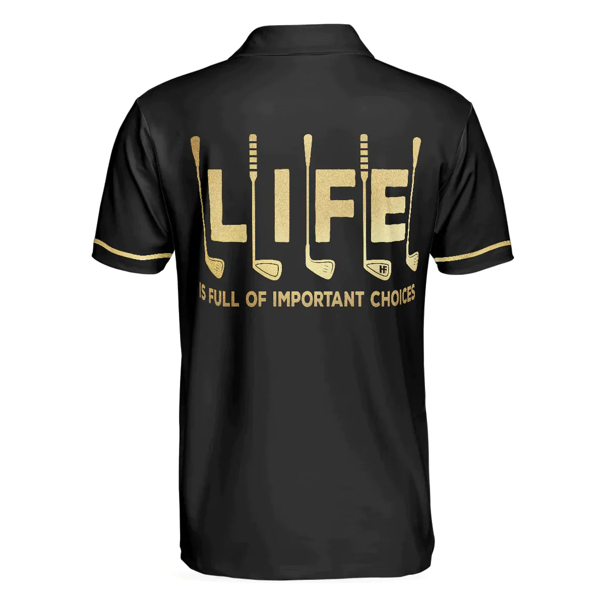 Men Golf Polo Shirt - Life Is Full Of Important Choices, Simple Golfing Men Golf Polo Shirt - Perfect Polo Shirt For Men, Golfers - Amzanimalsgift