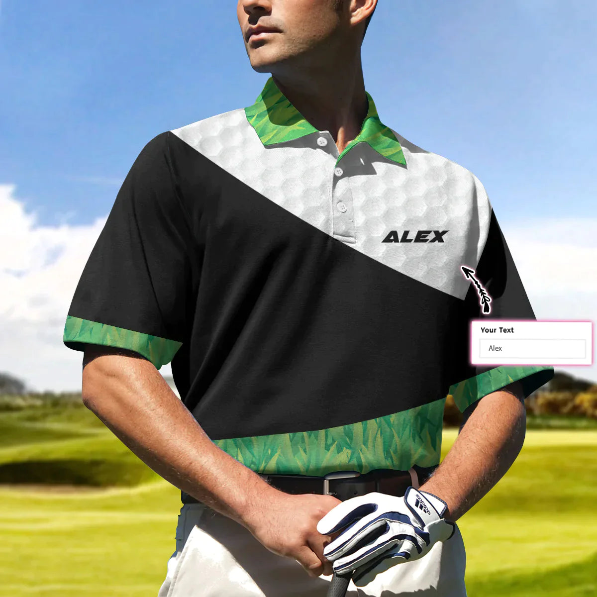 Men Golf Polo Shirt - Personalized Golf Course Golf Ball Men Polo Shirt, It Takes A Lot Of Balls To Golf The Way I Do Custom Polo Shirt - Amzanimalsgift