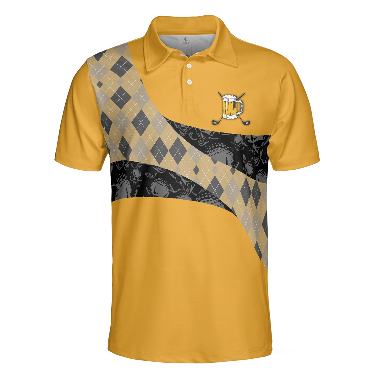 Men Golf Polo Shirt - There Is Nothing A Beer And Golf Can't Fix Polo Shirt - Perfect Gift For Men - Amzanimalsgift