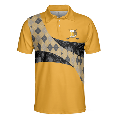 Men Golf Polo Shirt - There Is Nothing A Beer And Golf Can't Fix Polo Shirt - Perfect Gift For Men - Amzanimalsgift