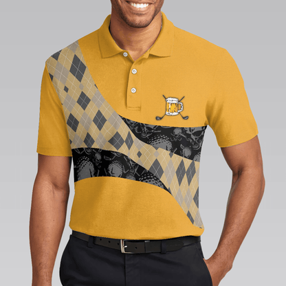 Men Golf Polo Shirt - There Is Nothing A Beer And Golf Can't Fix Polo Shirt - Perfect Gift For Men - Amzanimalsgift