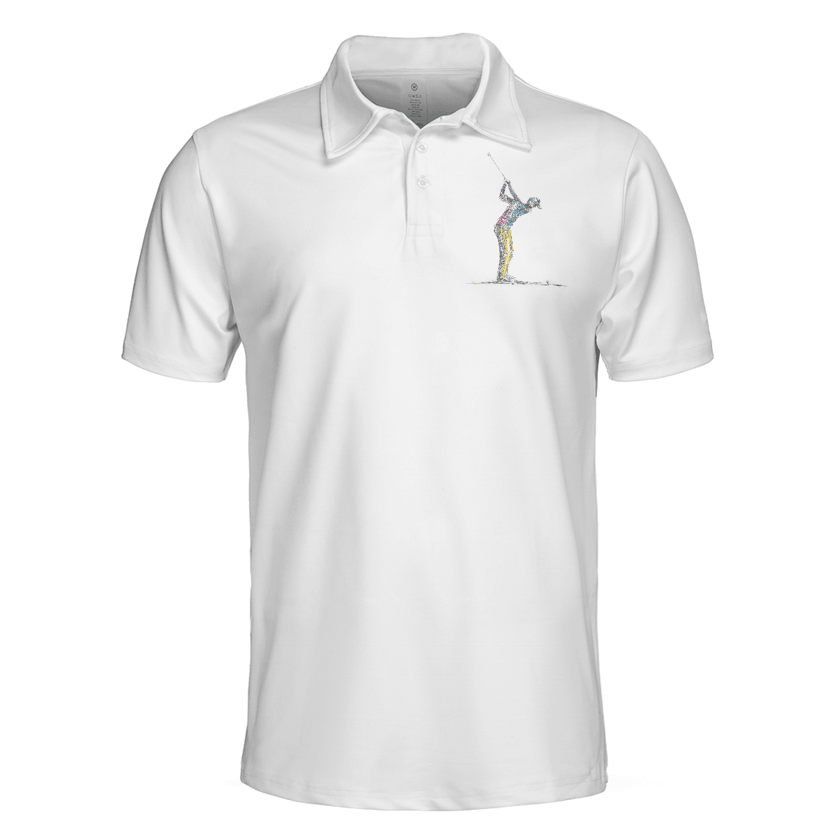 Men Golf Polo Shirt - Things My Dad Love Golfing And Bourbon Whiskey Golf Polo Shirt, White Drinking Golfer Polo Shirt For Men, Golfers - Amzanimalsgift
