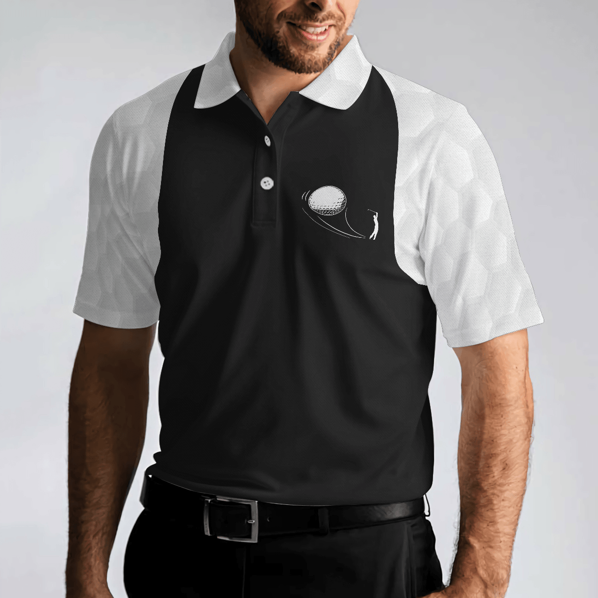 Men Golf Polo Shirt - World's Okayest Golfer Polo Shirt, Basic Golf Shirt Design For Men, Funny Golf Shirt With Sayings - Perfect Gift For Men, Golfers - Amzanimalsgift