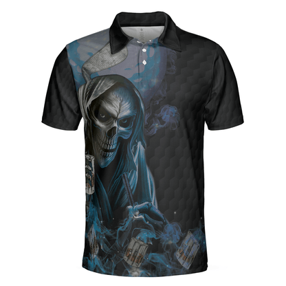 Men Golf Polo Shirt - Yes I Do Have A Retirement Plan Golf And Bourbon Polo Shirt, Scary Drinking Golf Shirt, Funny Golf Sayings - Perfect Gift For Men - Amzanimalsgift