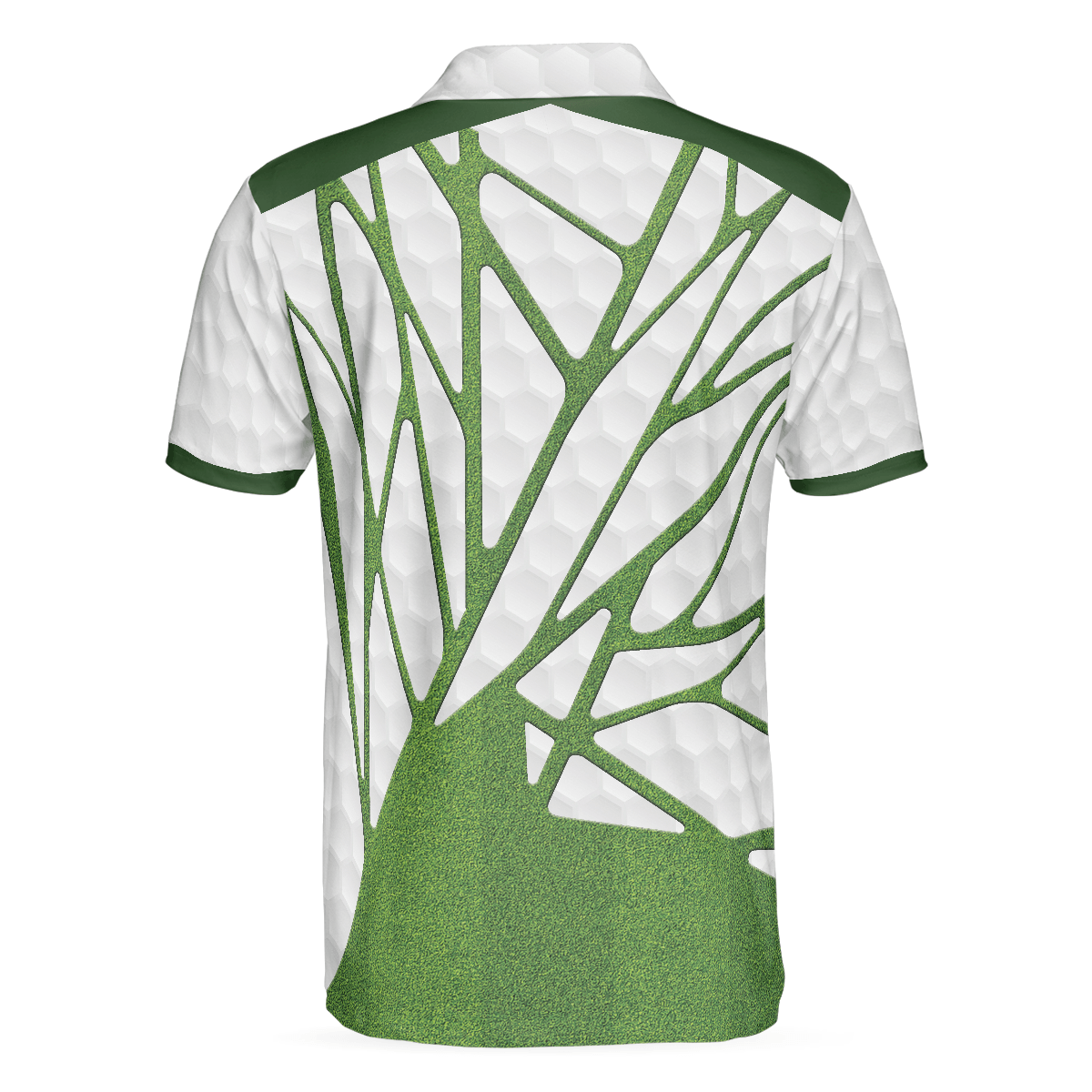 Men Polo Shirt - Birdie Chaser Golfer Golf Polo Shirt, White and Green Birdie Golfing Shirt For Men, Best Golf Gift for Golfers - Amzanimalsgift