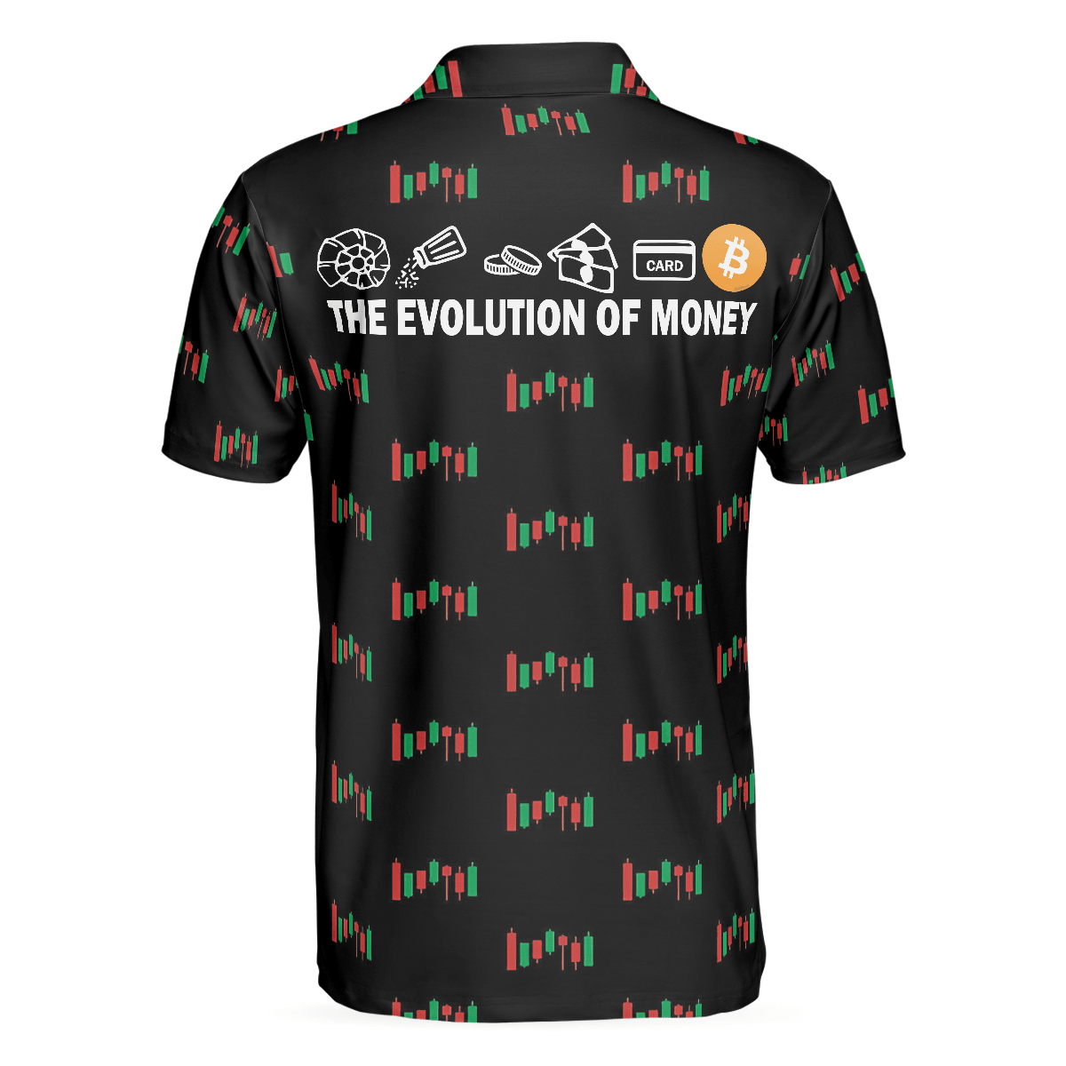 Men Polo Shirt - Bitcoin Trader Investment Polo Shirt, Cryptocurrency Short Sleeve Shirt For Bitcoin Traders, Black Bitcoin Themed Shirt, Best Bitcoin Shirt For Men - Amzanimalsgift