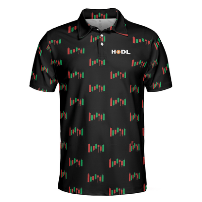 Men Polo Shirt - Bitcoin Trader Investment Polo Shirt, Cryptocurrency Short Sleeve Shirt For Bitcoin Traders, Black Bitcoin Themed Shirt, Best Bitcoin Shirt For Men - Amzanimalsgift