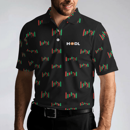Men Polo Shirt - Bitcoin Trader Investment Polo Shirt, Cryptocurrency Short Sleeve Shirt For Bitcoin Traders, Black Bitcoin Themed Shirt, Best Bitcoin Shirt For Men - Amzanimalsgift