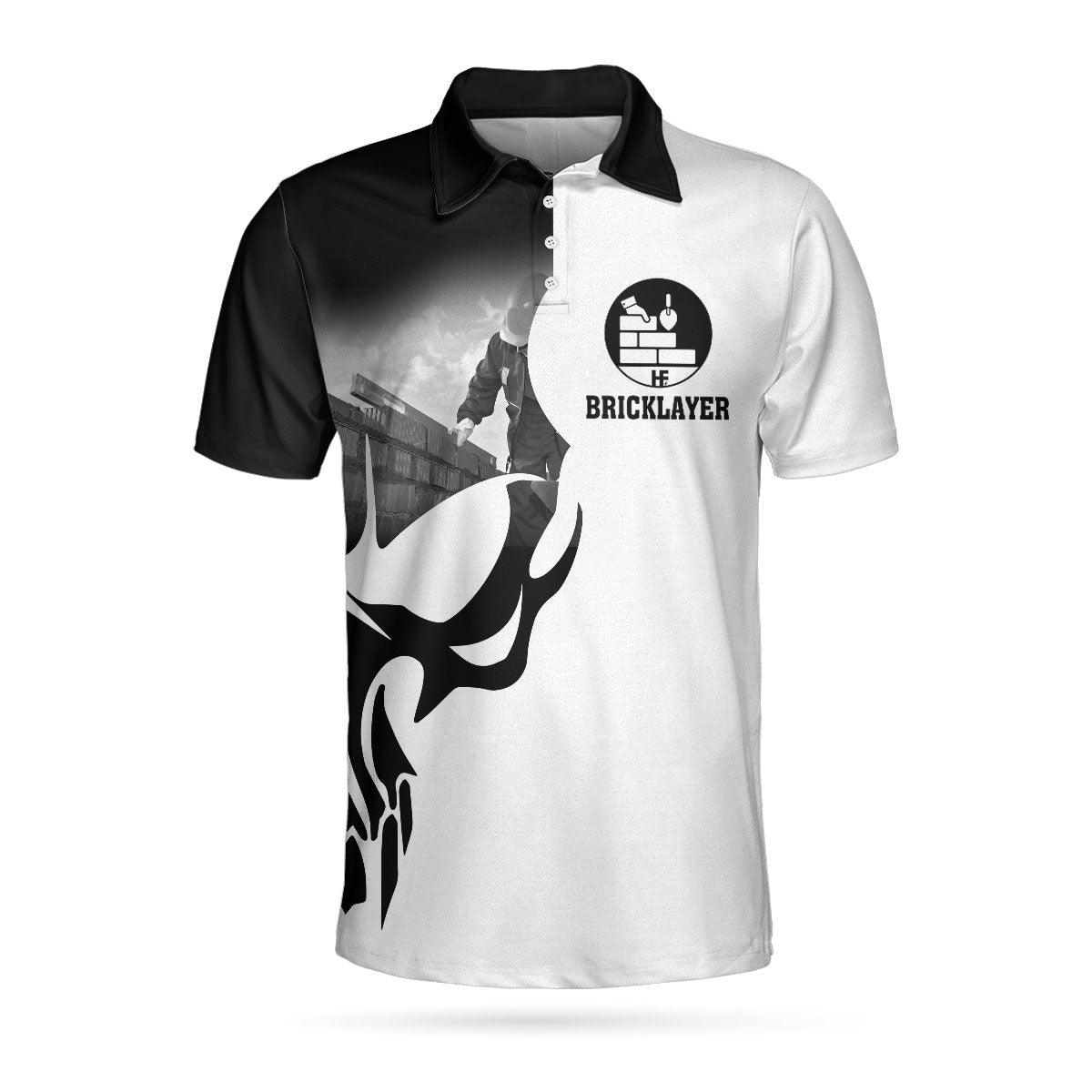 Men Polo Shirt - Bricklayer Proud Skull Short Sleeve Polo Shirt, If You Think You Can Do My Job Polo Shirt, Bricklayer Shirt For Men - Amzanimalsgift