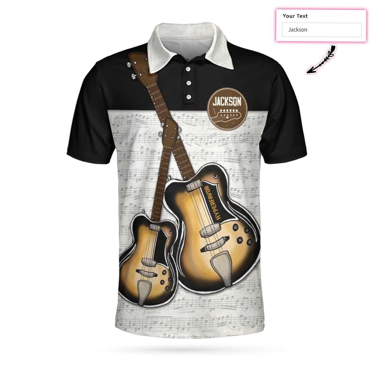 Men Polo Shirt - Personalized Guitar Men Polo Shirt, Guitarist Don't Practice Until You Get It Right Custom Polo Shirt, Best Music Shirt For Men - Amzanimalsgift