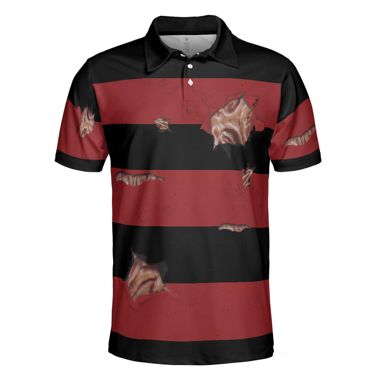 Men Polo Shirt - The Nightmare Is Coming To Town Halloween Polo Shirt, Scary Halloween Shirt - Perfect Gift For Men - Amzanimalsgift