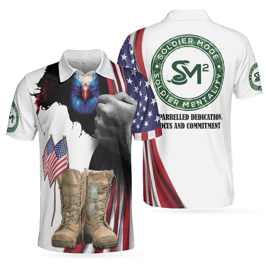 Men Veteran Polo Shirt - Solder Mode Men Polo Shirt, SM Every Veteran Is A Hero Polo Shirt - Perfect Gift For Men, Veteran - Amzanimalsgift
