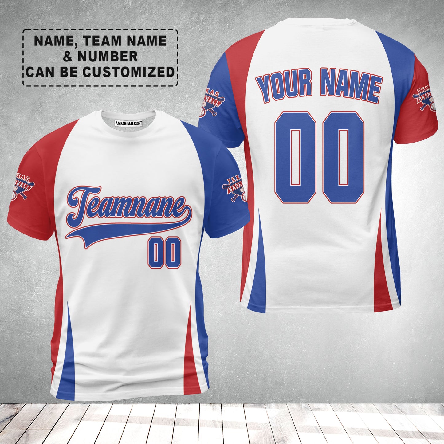Customized Texas Baseball 2023 World Champs Premium Hoodie, Customized Baseball Team Name White Red Hoodie For Man & Woman