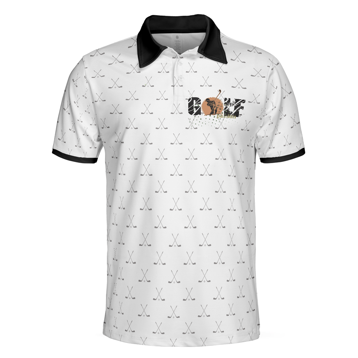 Men Golf Polo Shirt - Golf Clubs Pattern Men Polo Shirt, I Hate Golf Oh Nice Shot I Love Golf Men Polo Shirt - Perfect Polo Shirt For Men, Golfers