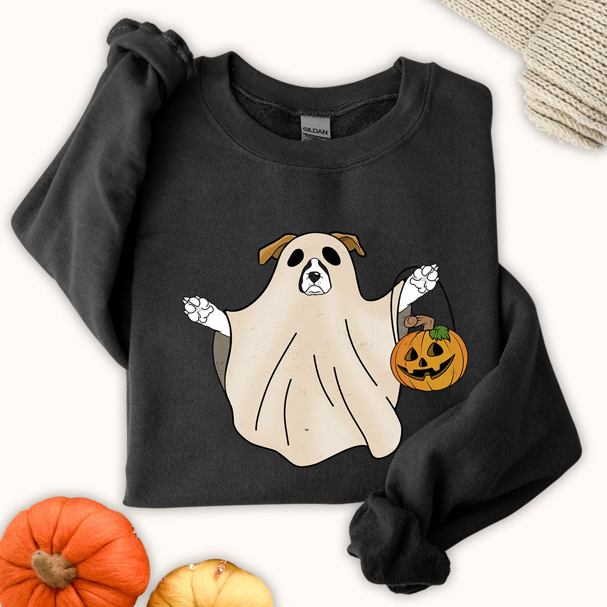 Boxer Sweatshirt, Boxer Pumpkin Halloween Shirt, Halloween Boxer, Halloween Dog Shirt