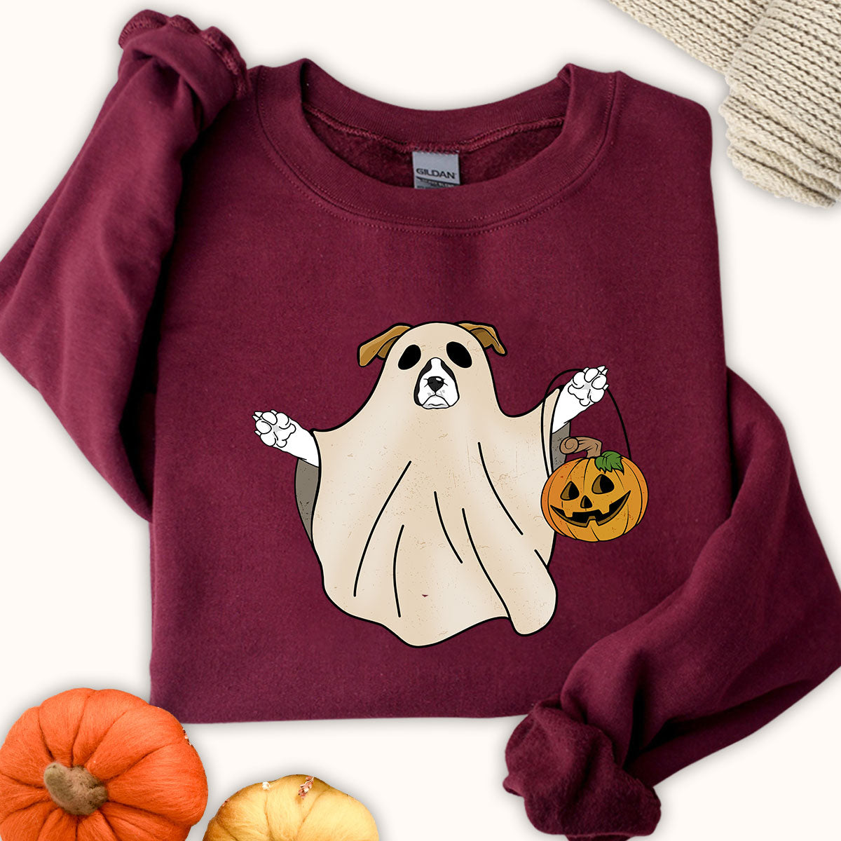 Boxer Sweatshirt, Boxer Pumpkin Halloween Shirt, Halloween Boxer, Halloween Dog Shirt
