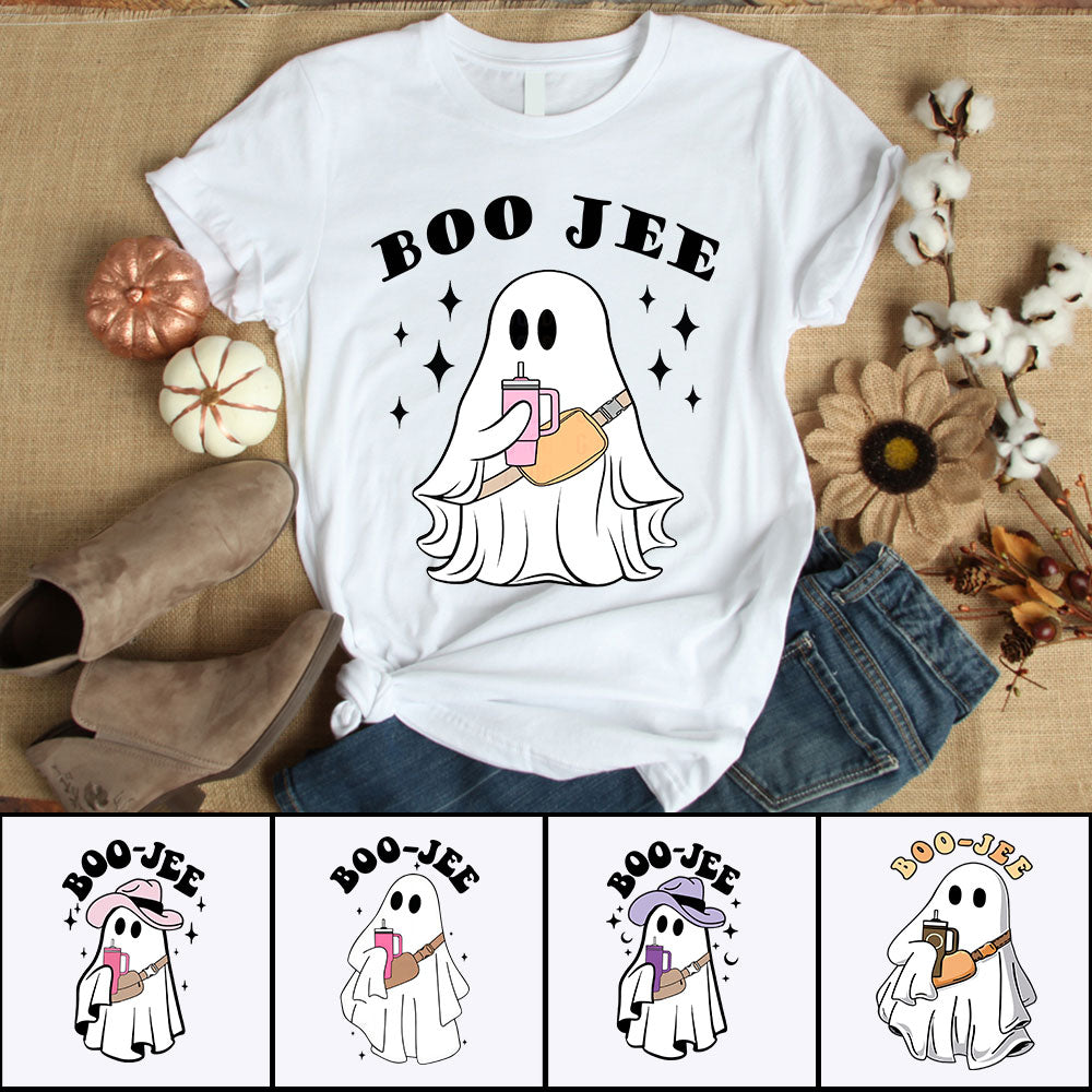 Halloween Boo Jee Personalized Shirts - Trendy Ghost Cute Halloween Shirt,  Boojee Ghost Shirts