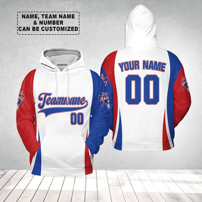 Customized Texas Baseball 2023 World Champs Unisex T-Shirt, Customized Baseball Team Name White Red T-Shirt For Men