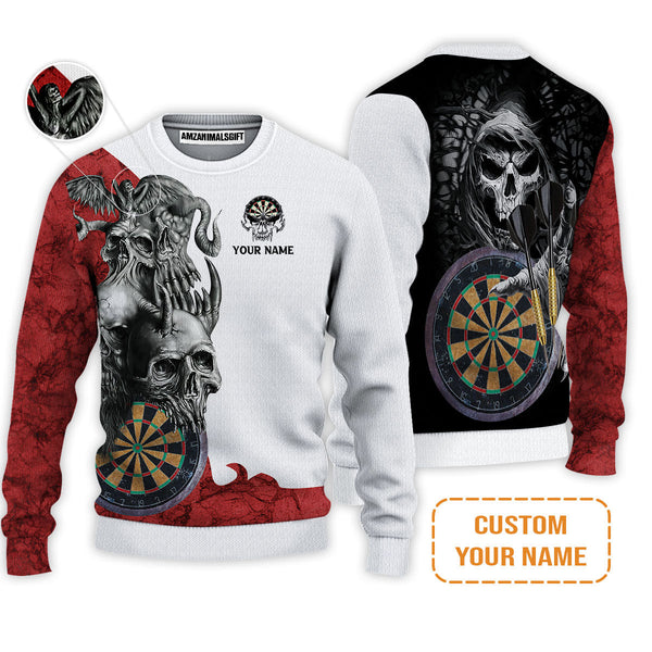 Urban Backwoods Darts Board & Crossed Darts Print Hoodie - Unisex Sweatshirt, Regular Fit