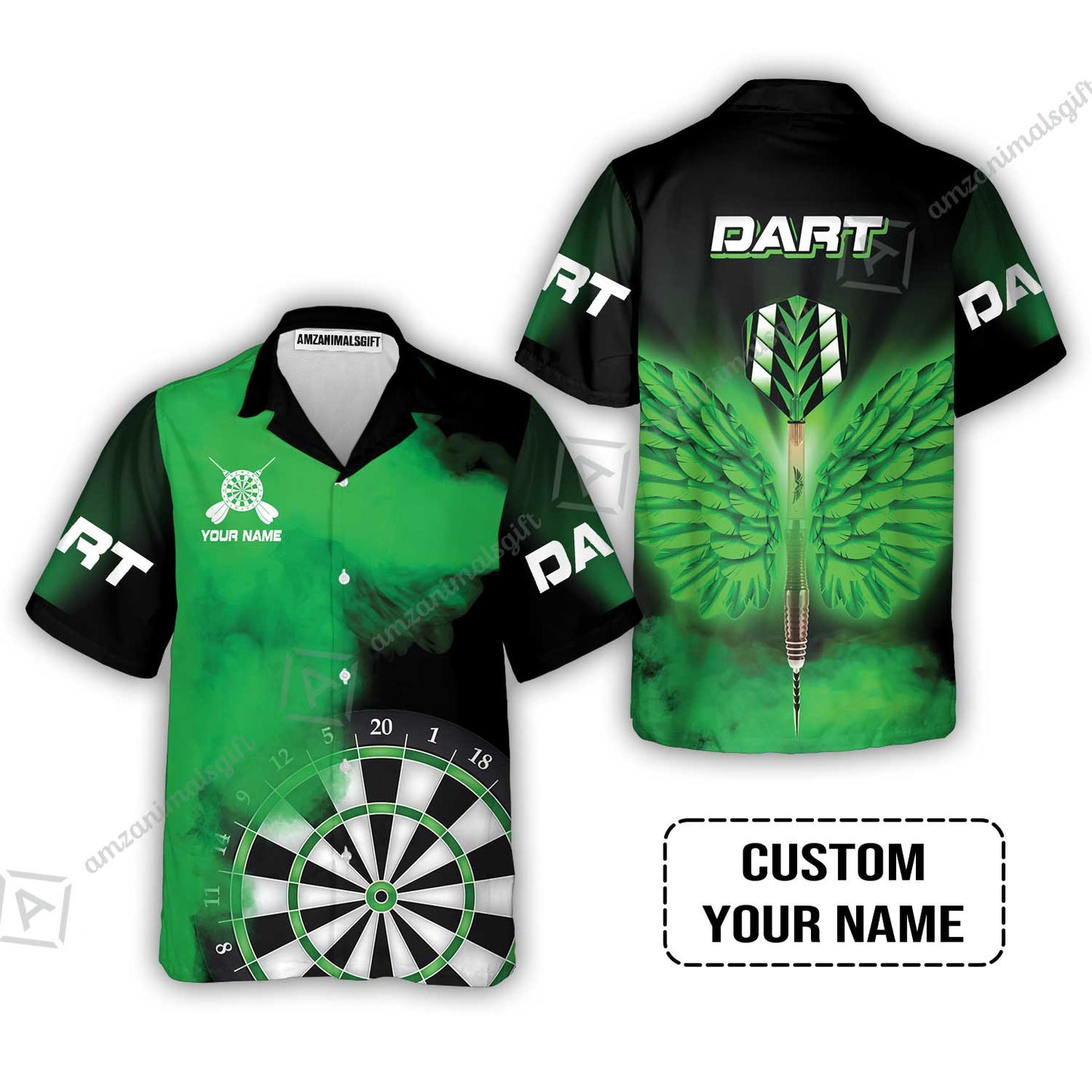 Customized Darts Hoodie, Darts Wings, Personalized Name Hoodie - Perfect Gift For Darts Lovers, Darts Players