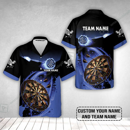 Customized Fire Darts Hawaiian Shirt, Personalized Darts For Team Hawaiian Shirt