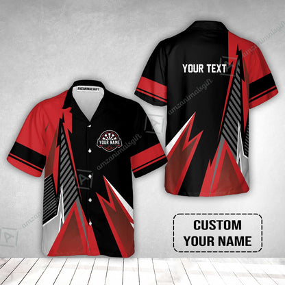 Customized Name & Text Darts Hawaiian Shirt, Personalized Name Darts Hawaiian Shirt