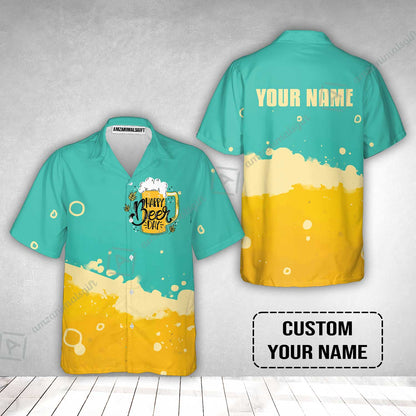 Custom Beer Pattern Design Oktoberfest Beer Festival Performance Hawaiian Shirt