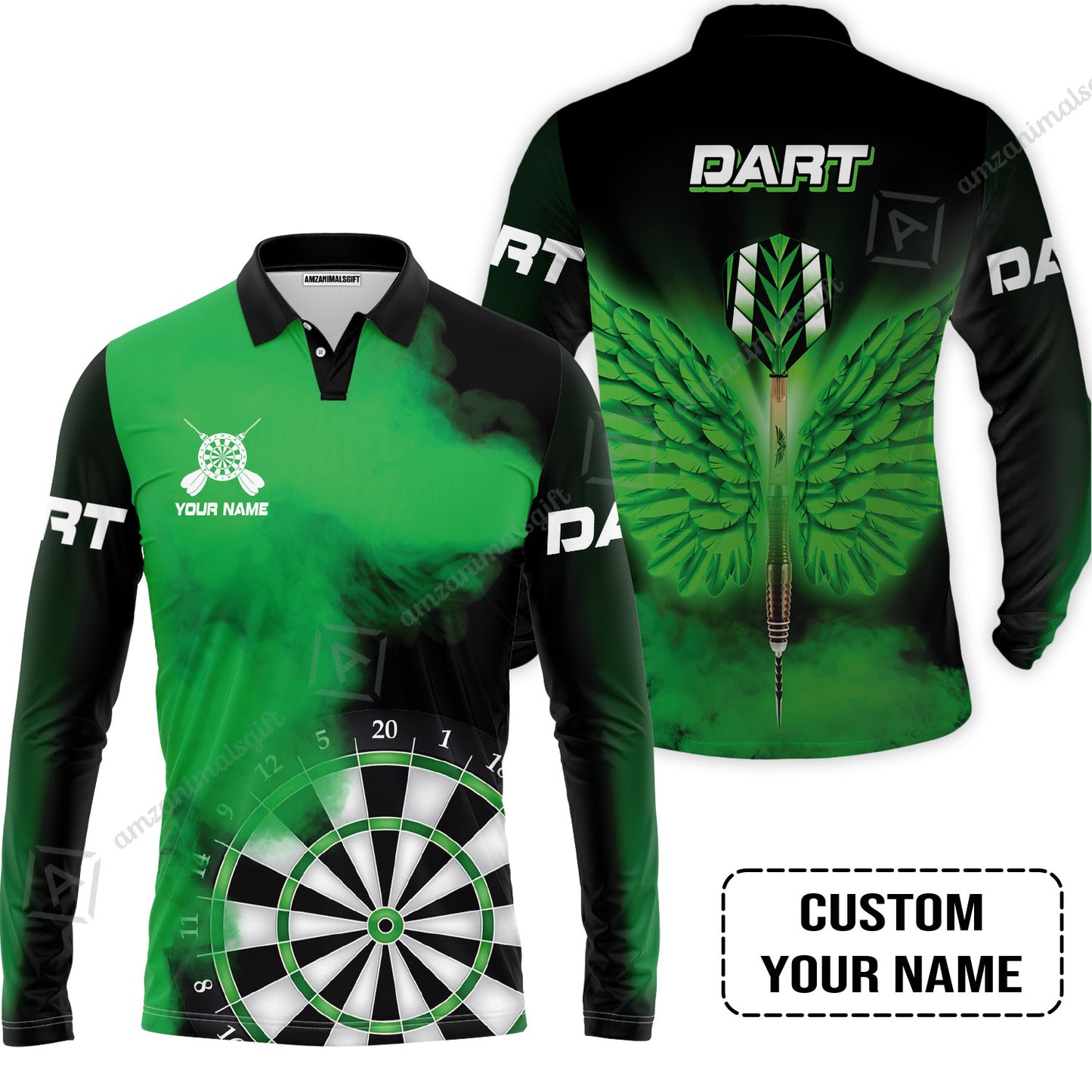 Customized Darts Hoodie, Darts Wings, Personalized Name Hoodie - Perfect Gift For Darts Lovers, Darts Players