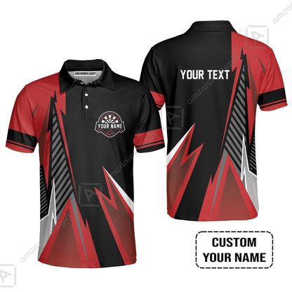 Customized Name & Text Darts T-Shirt, Personalized Name Darts T-Shirt