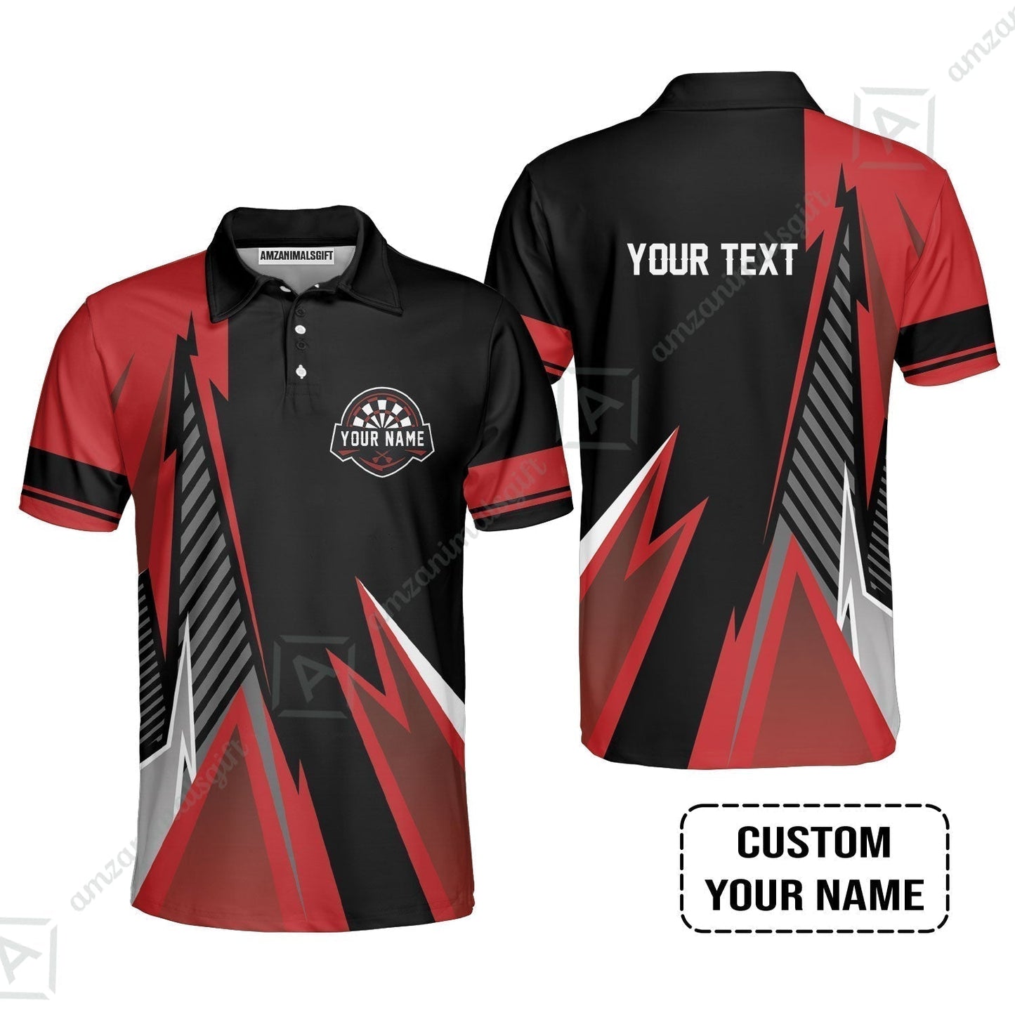Customized Name & Text Darts Hawaiian Shirt, Personalized Name Darts Hawaiian Shirt