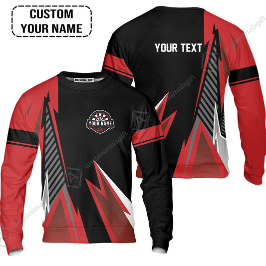 Customized Name & Text Darts Sweatshirt, Personalized Name Darts Sweatshirt
