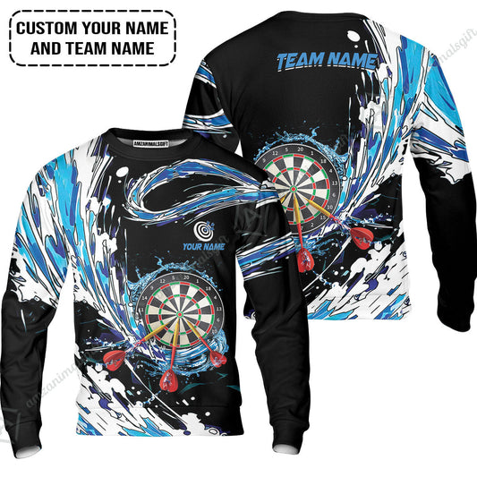 Custom Breath Of Water Darts Sweatshirt, Personalized Darts For Team Sweatshirt