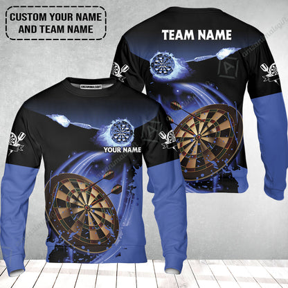 Customized Fire Darts Sweatshirt, Personalized Darts For Team Sweatshirt