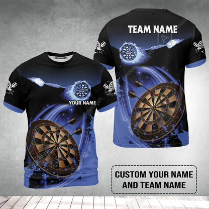 Customized Fire Darts T-Shirt, Personalized Darts For Team T-Shirt