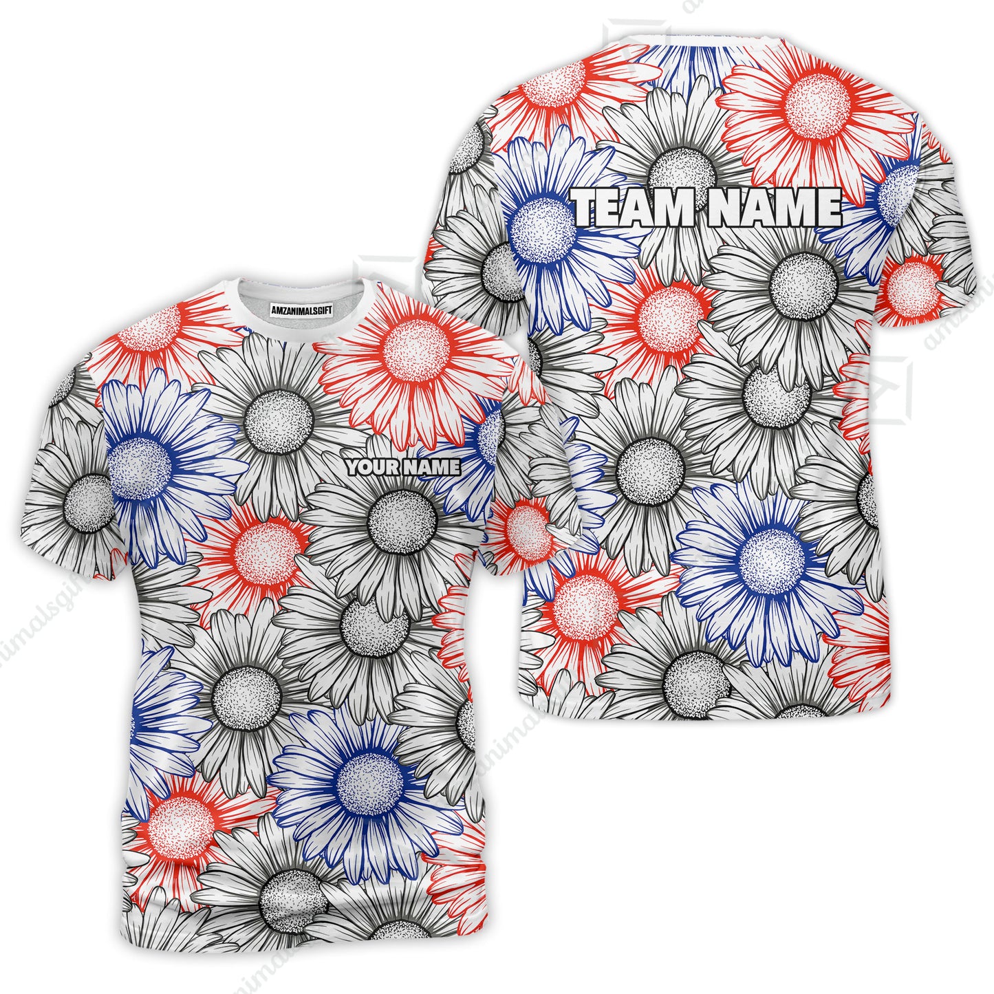Custom Sunflower Bowling Team Jersey, Sunflower Bowling Polo Quarter-Zip Shirts, Bowling Uniforms Jerseys, Custom Name And Team Name