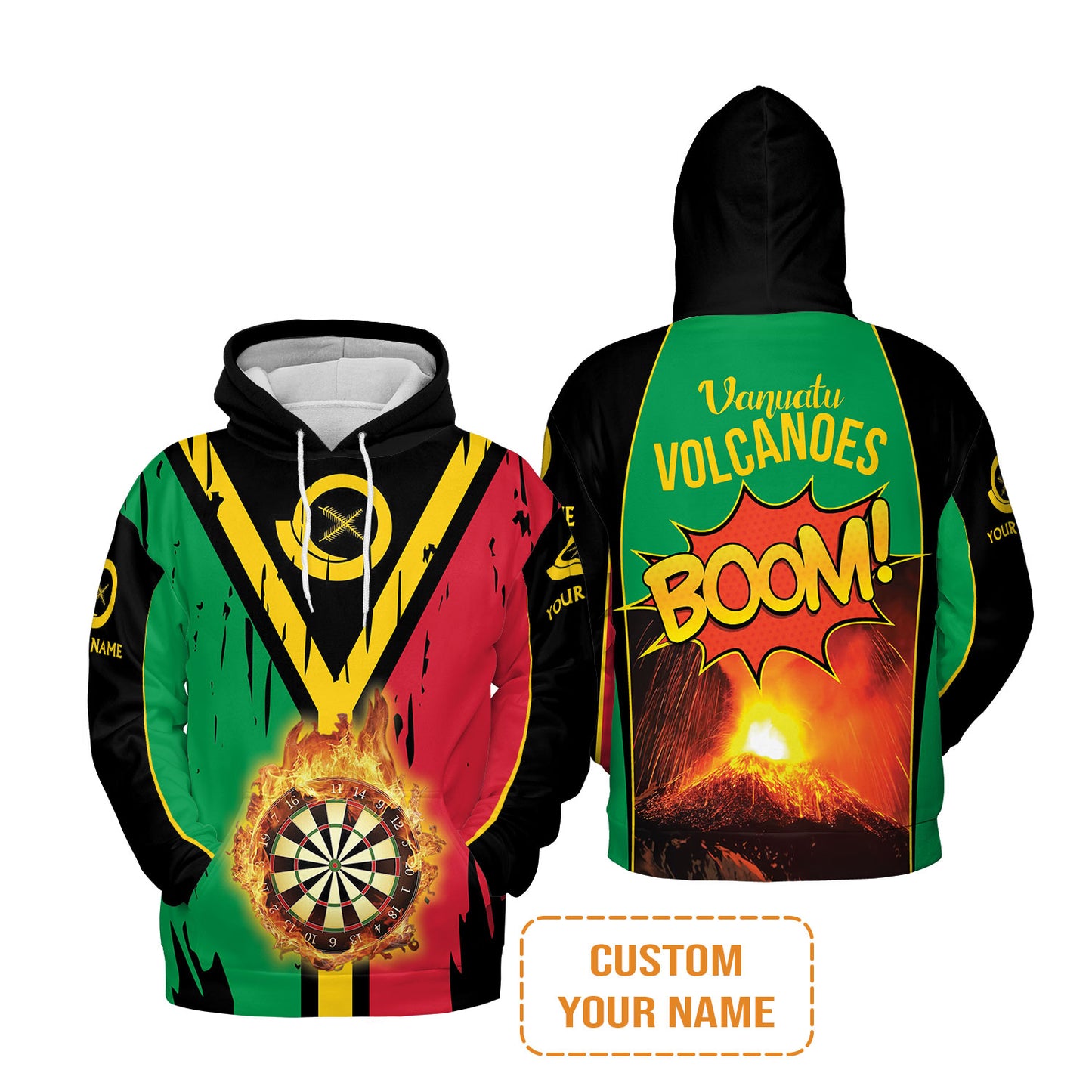 Darts Shirt Custom Name, Vanuatu Volcanoes Uniform, Personalized Shirt For Darts Lovers, Darts Players