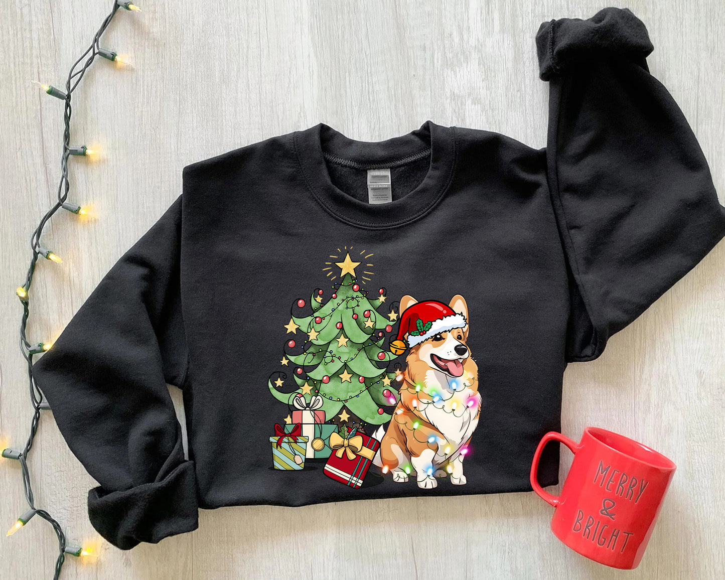 Pembroke Welsh Corgi Sweatshirt, Funny Corgi Christmas Sweatshirt, Christmas Dog Shirt - Best Gift For Dog Lover, Corgi Lover