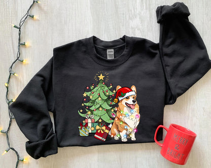 Pembroke Welsh Corgi Sweatshirt, Funny Corgi Christmas Sweatshirt, Christmas Dog Shirt - Best Gift For Dog Lover, Corgi Lover
