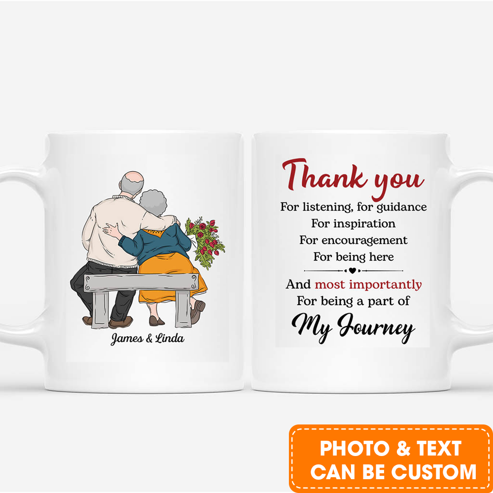 Personalized Couple Mug - Customized Thank You For Everything Mug, Best Valentine Gift For Couple